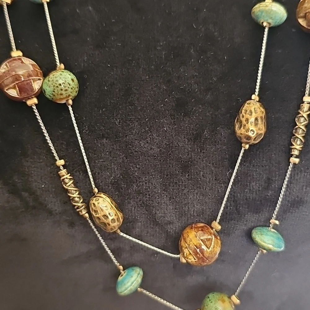 Coldwater Creek Multicolor Beaded Necklace 🌠